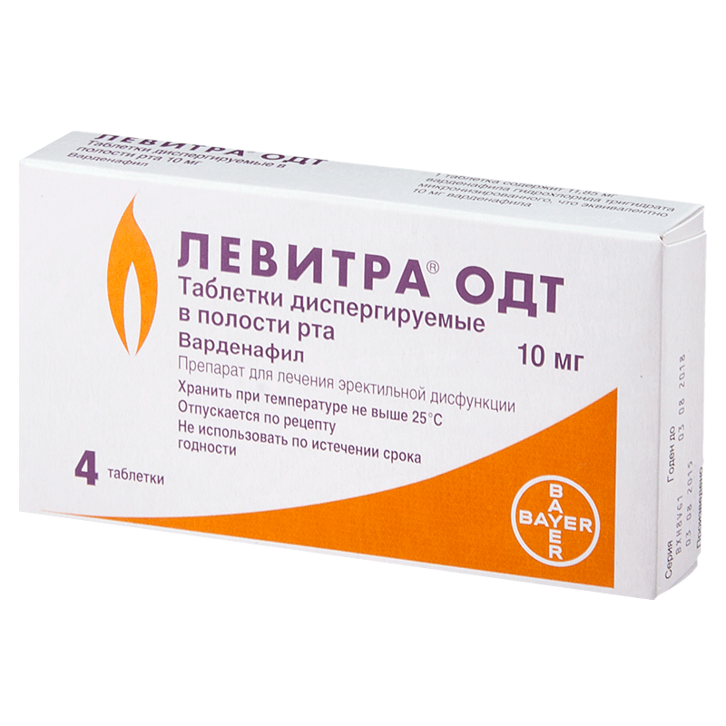 ЛЕВИТРА таблетки 20 мг * 4 BAYER LEVITRA tablеts 20 mg * 4 BAYER.