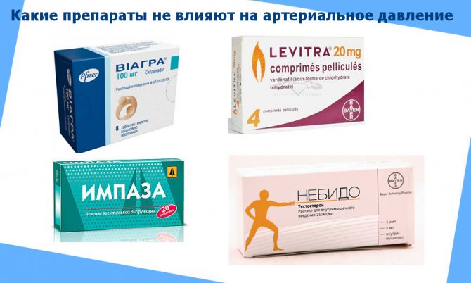 Таблетки от давления, не влияющие на потенцию у мужчин